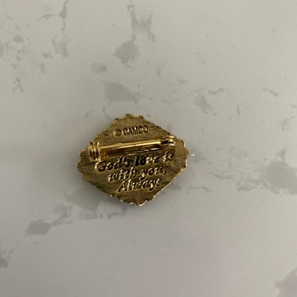 Vintage flower brooch - Picture 3 of 3